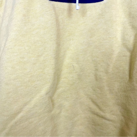 Tommy Jeans Spell Out Hoodie Pullover Sweatshirt Butter Yellow Size Large Sporty - Picture 11 of 13